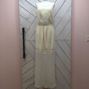 Kimchi Blue Crinkle Gauze Maxi Dress